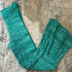 Beginning Boutique Green Flare Pants